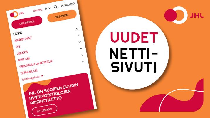 Ammattiliitto JHL:n uudet nettisivut on nyt avattu.