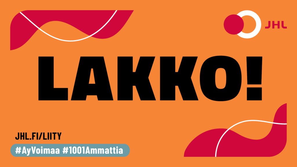 Ilmoitus JHL:n lakosta